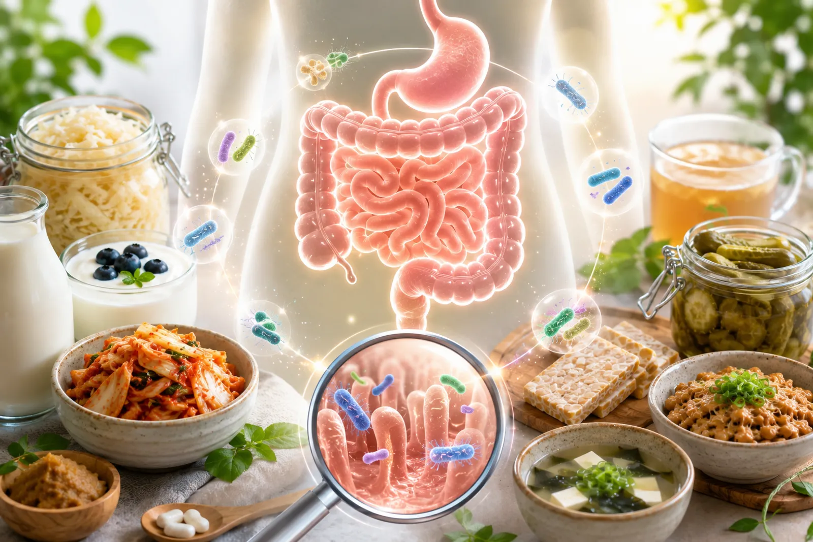 Thực phẩm lên men tác động đến đường ruột ra sao?