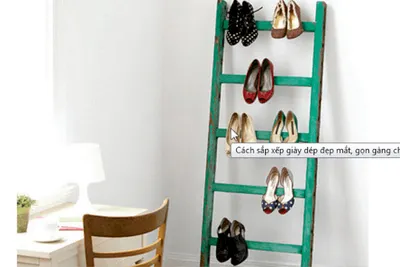 Mẹo để giày dép tiết kiệm diện tích
