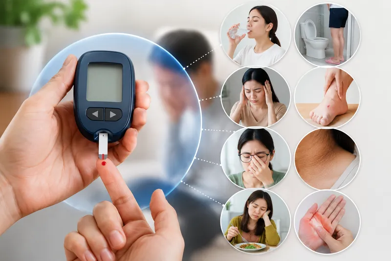 8 Dấu hiệu đường huyết tăng mà nhiều người bỏ qua