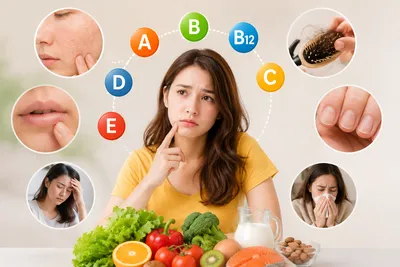 Dấu hiệu thiếu Vitamin thường bị bỏ qua: Cảnh báo sức khỏe không nên xem nhẹ!