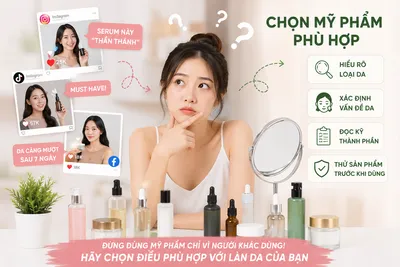 Bạn có đang dùng mỹ phẩm chỉ vì người khác dùng?