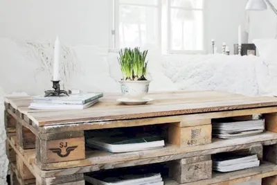 Pallet gỗ làm đồ nội thất sang chảnh cho gia đình