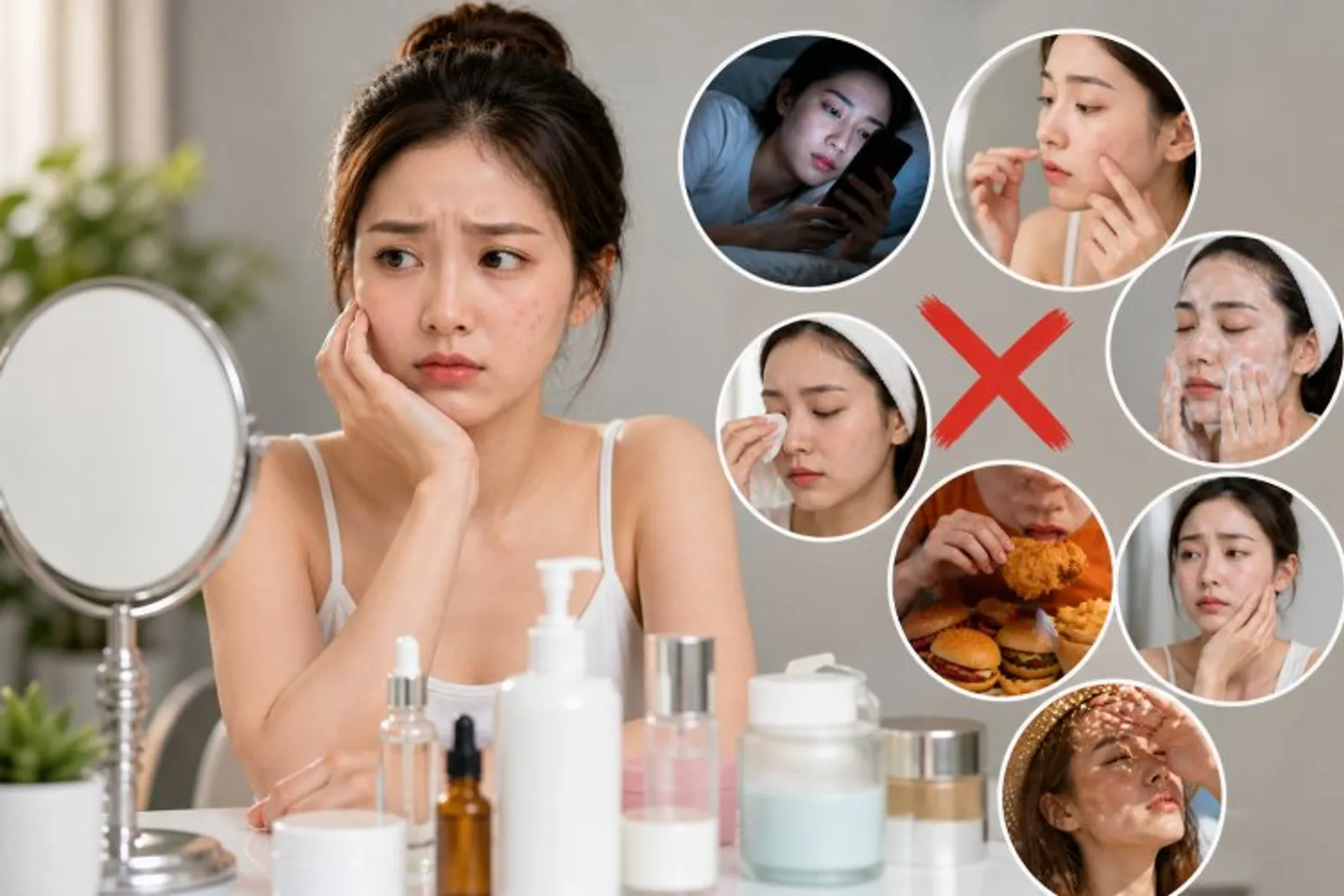 7 thói quen khiến da bạn không bao giờ đẹp lên dù skincare rất kỹ